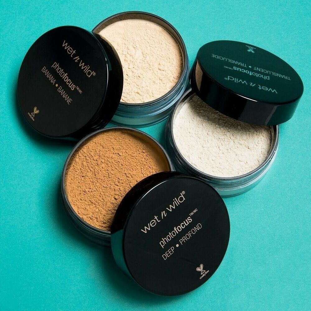 WET N WILD PHOTOFOCUS LOOSE SETTING POWDER Baking Banana .70 oz
